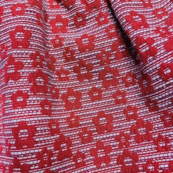 ORIGAMI Drop Waist Party Dress Girls 2 2T Red Holidays Christmas Toddler Girl - Picture 3 of 5